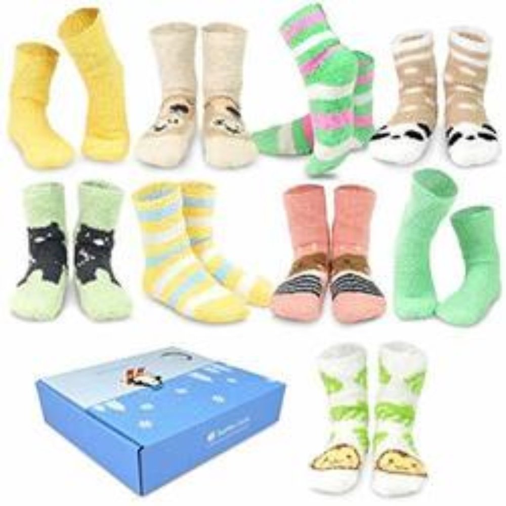 Teehee Winter Crew Cozy Socks For Women 9-Pack
